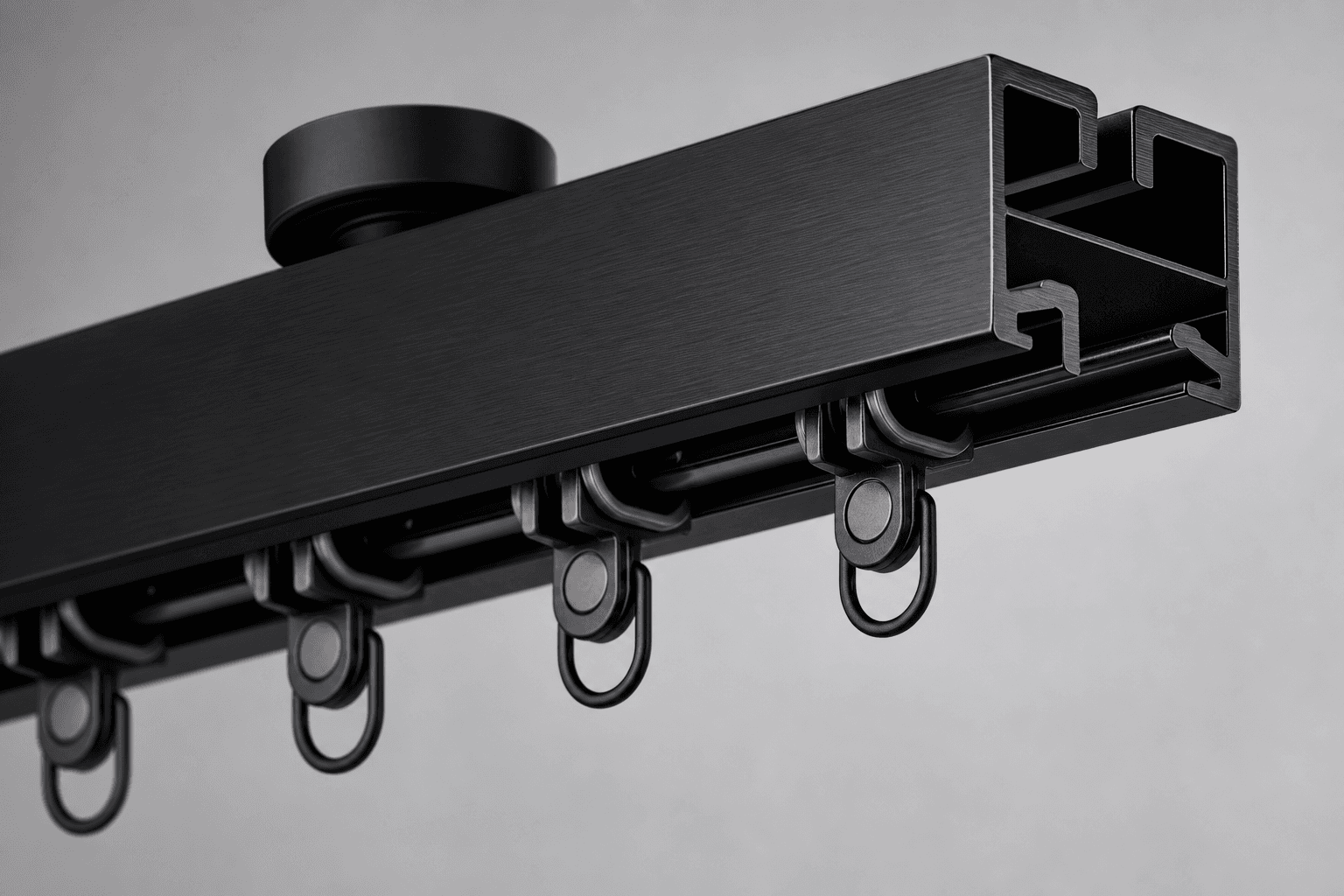 Curtain track and hardware accessories