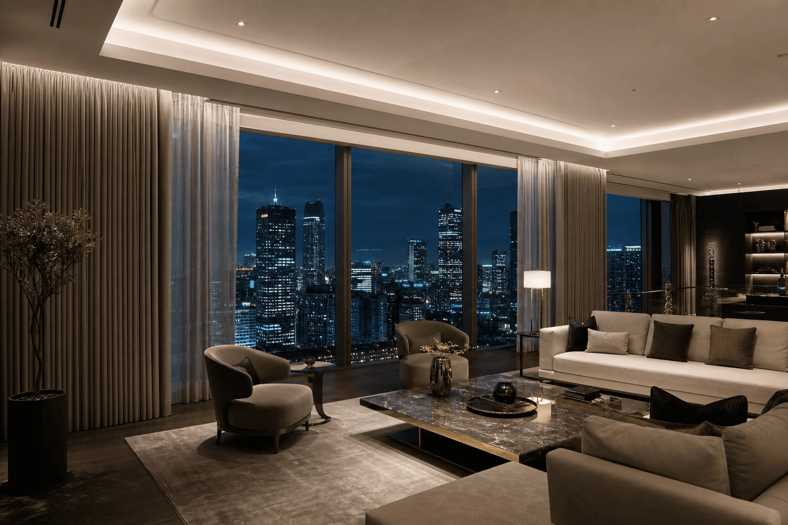 Motorized curtain system