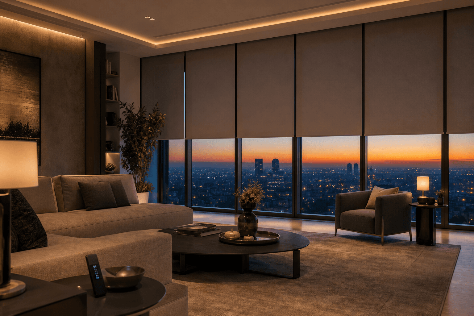 Motorized shades